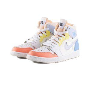 Air Jordan1 candy color stitching high top